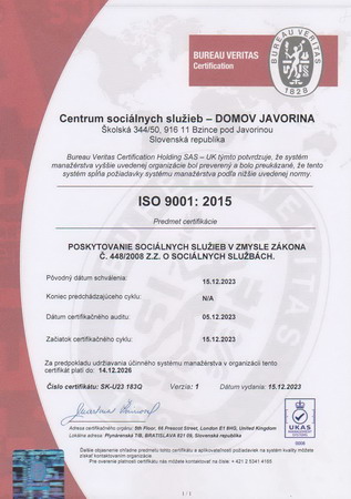 certifikat iso 9001 css javorina